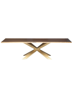 Couture Seared Wood Dining Table