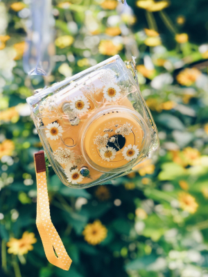 Pressed Floral Instax Mini Camera Bag