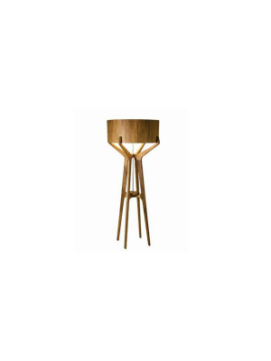 Lume Floor Lamp Wooden Shade Ts.