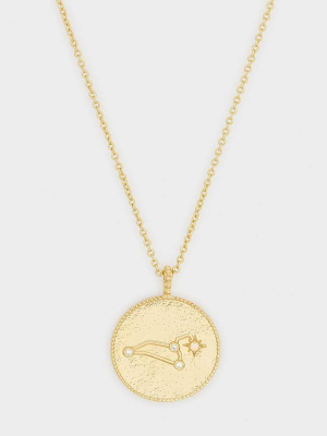 Astrology Coin Necklace (leo)