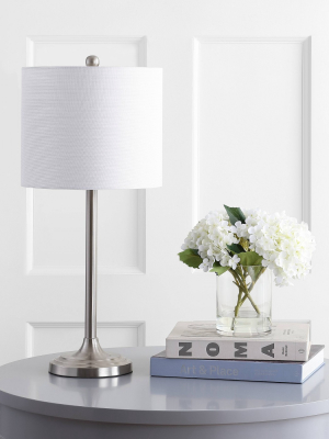 Westin Table Lamp (includes Led Light Bulb) Brushed Nickel - Safavieh