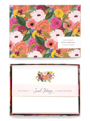 Juliet Rose Social Stationery Set