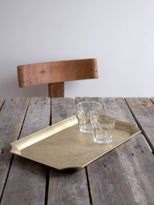 Brass Serving Tray - Rectangle