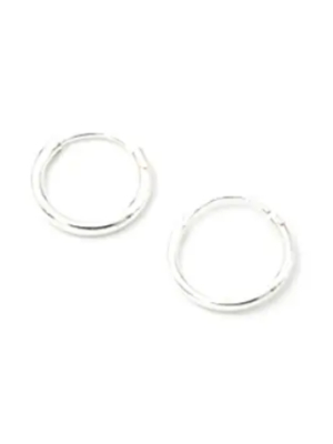 May Martin Silver Petite Hoops Small