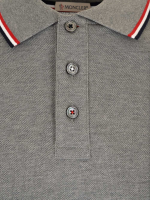 Moncler Logo Patch Polo Shirt