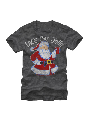 Men's Lost Gods Christmas Let's Get Jolly T-shirt