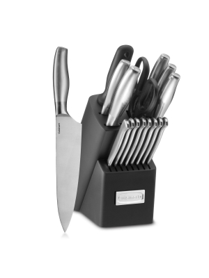 Cuisinart Artiste 17pc Stainless Steel Cutlery Block Set - C77ss-17p