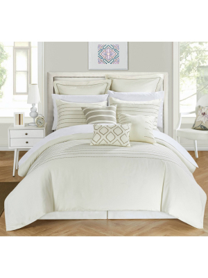 Chic Home Design Karlston Bed In A Bag Comforter Set
