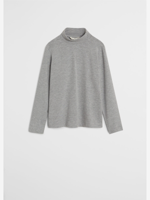 Turtleneck Organic Cotton T-shirt