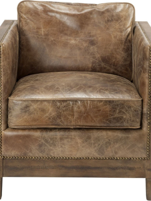 Dante Club Chair Light Brown