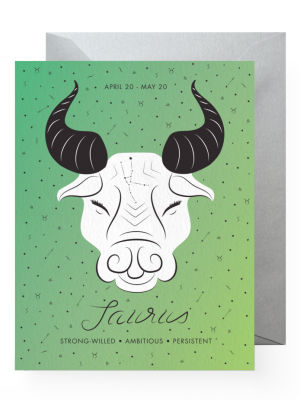 Bd Greeting Cards, Taurus