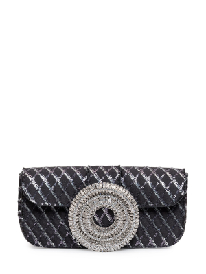 Gedebe Sequin Embellished Clutch Bag