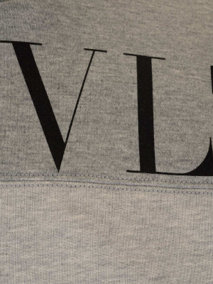 Valentino Vltn Patchwork Crewneck Sweatshirt