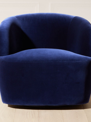 Gwyneth Navy Velvet Chair