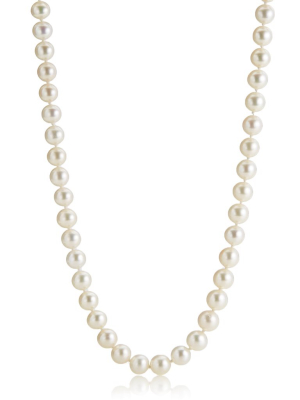 8.5mm White Freshwater Pearl Rope Necklace