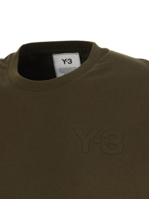 Y-3 Logo Printed Crewneck T-shirt