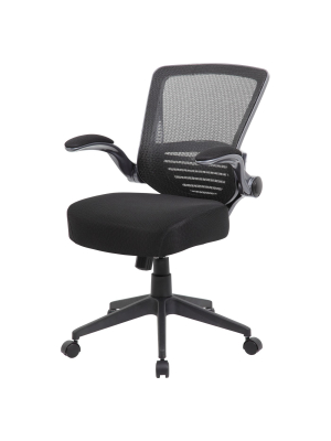 Contemporary Mesh Task Chair Black - Boss