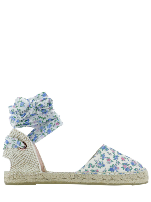 Manebí Floral Print Espadrille Sandals