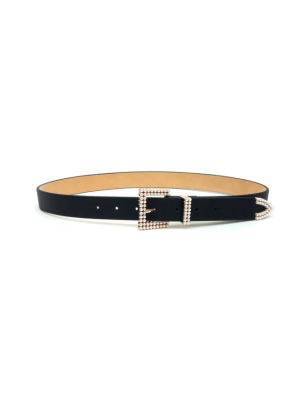 Lola Belt In Black Gold