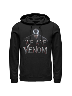 Men's Marvel We Are Venom Film Logo Pull Over Hoodie