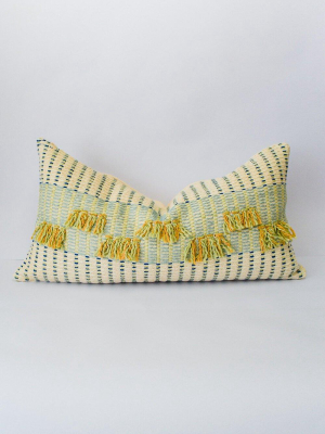 Barichara Lumbar Pillow Cover - Mint