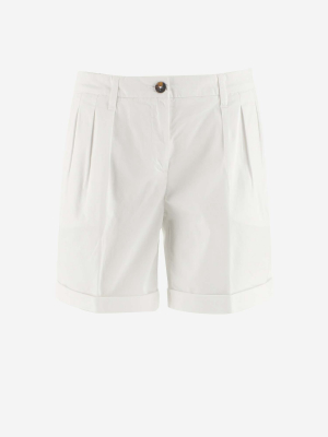 Fay Pleated Bermuda Shorts