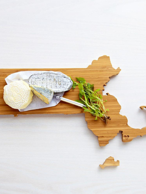 Massachusetts Shaped Cutting Board