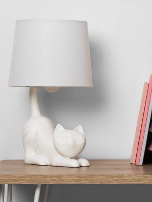 Cat Figural Table Lamp - Pillowfort™