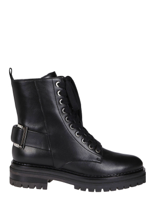 Sergio Rossi Buckled Combat Boots