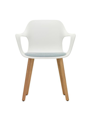 Hal Armchair - Wood, Upholstered