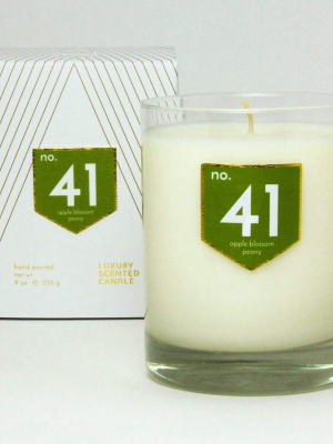 No. 41 Apple Peony Scented Soy Candle