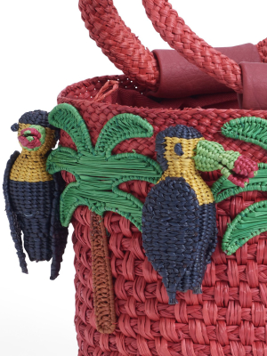 Lauren Toucan Straw Bag