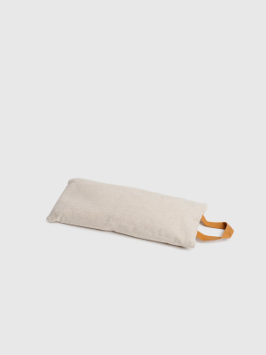 Lavender Scented Organic Cotton Eye Pillow – Sandstone