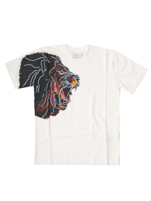 Marcelo Burlon County Of Milan Kids Lion Printed T-shirt