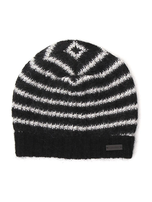 Saint Laurent Striped Knitted Beanie