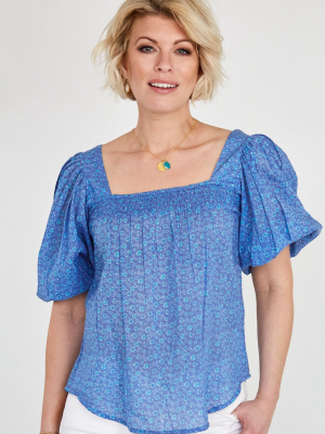 Greta Blouse | Daisy Blue