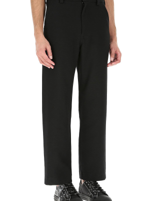 Valentino Vltn Patch Straight Leg Pants