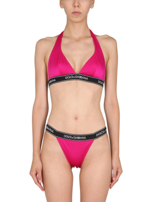 Dolce & Gabbana Logo Band Two-piece Bikini