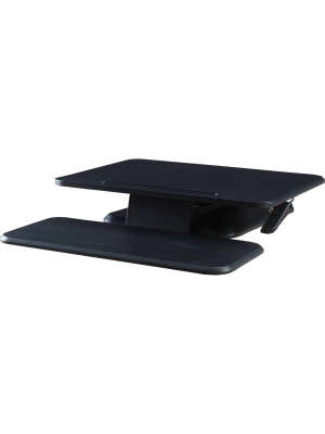 Lorell Cantilever Desk Riser - Black