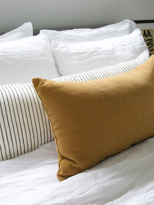 Mustard Lumbar Pillow - 14x22