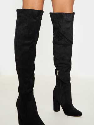 Black Over The Knee Behati Boot