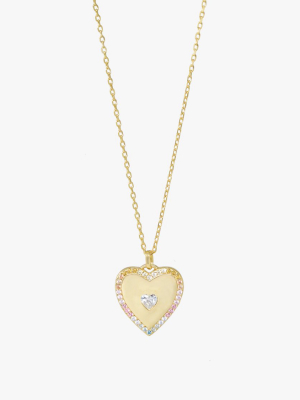 Phoebe Pastel Heart Necklace