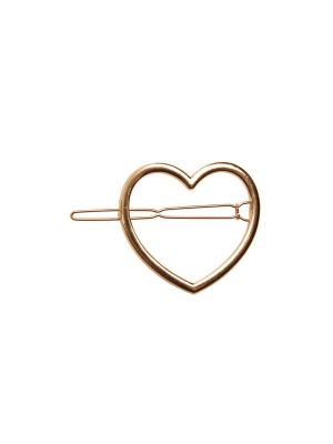 Heirlooms Heart Clip - Gold