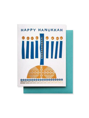 Hanukkah Candles Card