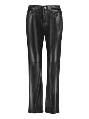 Nanushka Vinni Leather Cropped Pants