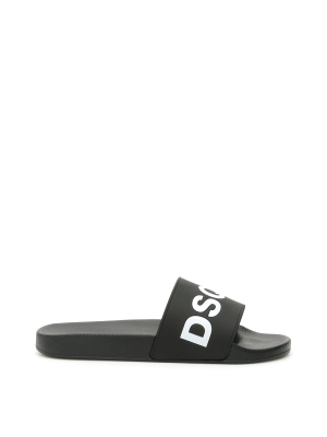 Dsquared2 Logo Print Slides