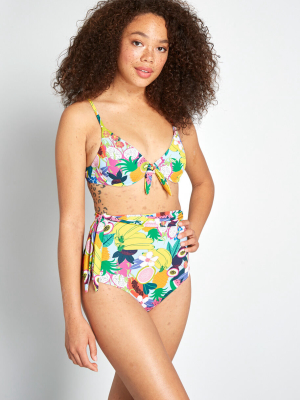 The Claudia High-waisted Bikini Bottom