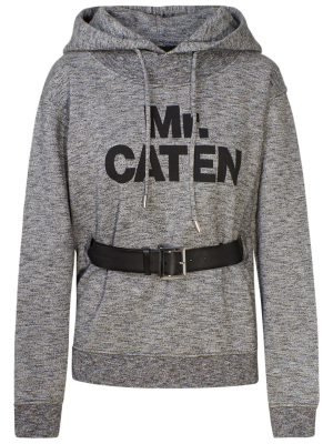 Dsquared2 Mr. Caten Printed Belted Hoodie