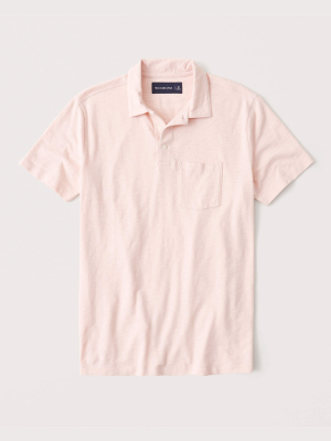 Slub Jersey Polo