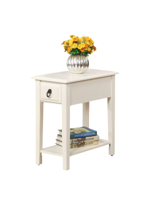 End Table White - Acme Furniture